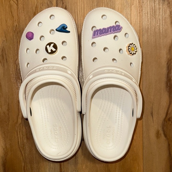 CROCS Shoes - Platform Crocs with Fun Charms